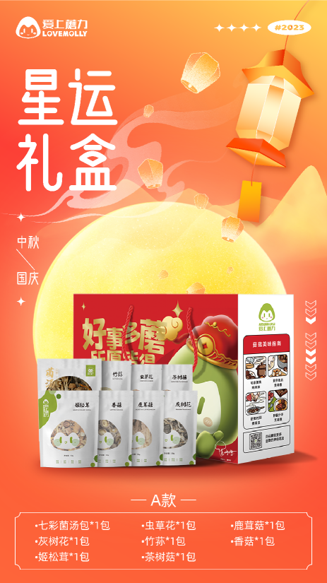 蘑力山珍礼盒-星运款