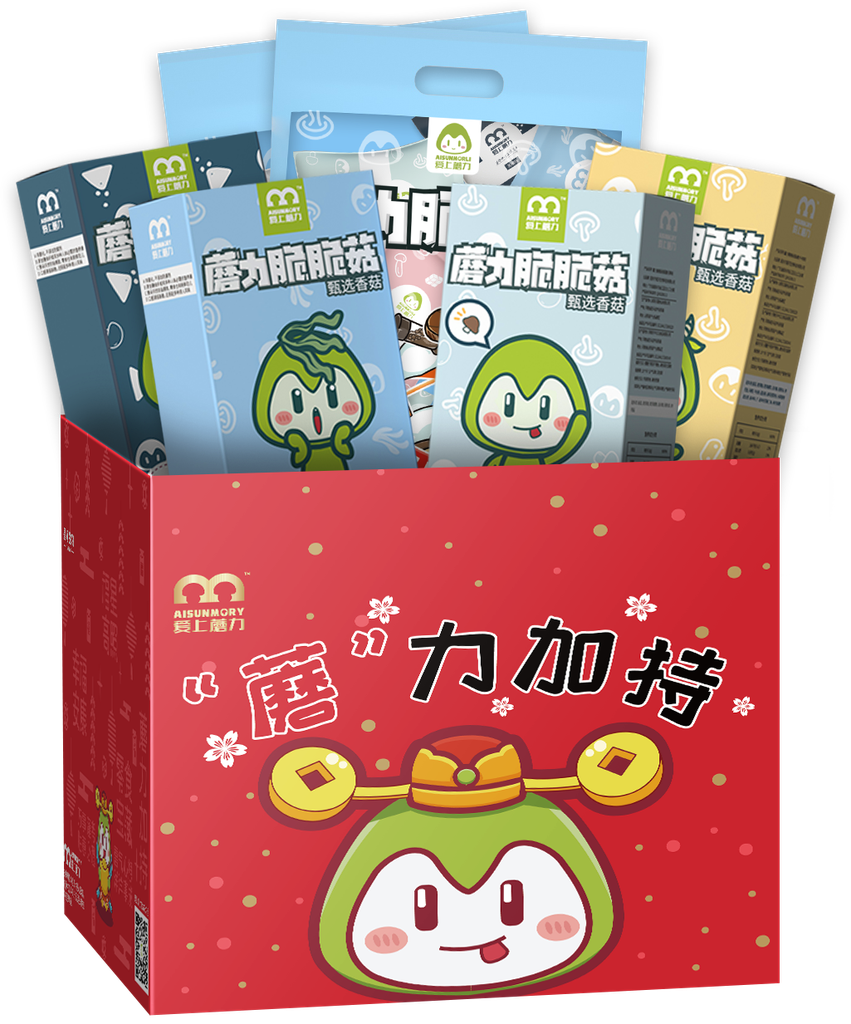 蘑力菇脆大礼盒400g